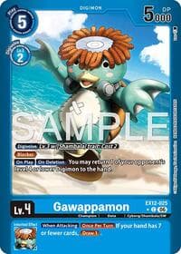 Gawappamon (Limited Foil) - Digital World Shambala - Digimon Card Game card