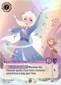 Elsa - Trusted Sister - Disney Lorcana Promo Cards - Disney Lorcana card