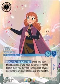 Anna - Trusting Sister - Disney Lorcana Promo Cards - Disney Lorcana card