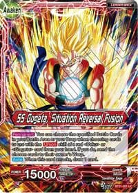 Son Goku & Vegeta // SS Gogeta, Situation Reversal Fusion - Impact Beyond Dimensions - Dragon Ball Super: Masters card