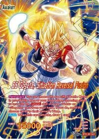 Son Goku & Vegeta // SS Gogeta, Situation Reversal Fusion (SLR) - Impact Beyond Dimensions - Dragon Ball Super: Masters card