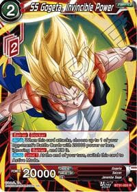 SS Gogeta, Invincible Power - Impact Beyond Dimensions - Dragon Ball Super: Masters card