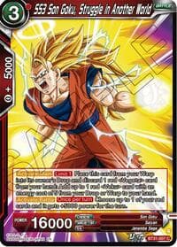 SS3 Son Goku, Struggle in Another World - Impact Beyond Dimensions - Dragon Ball Super: Masters card