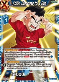Krillin, Concerned for a God - Impact Beyond Dimensions - Dragon Ball Super: Masters card