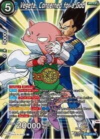 Vegeta, Concerned for a God - Impact Beyond Dimensions - Dragon Ball Super: Masters card