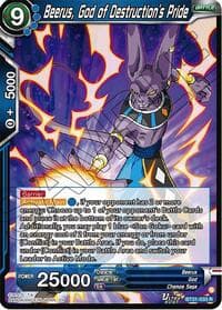Beerus, God of Destruction's Pride - Impact Beyond Dimensions - Dragon Ball Super: Masters card