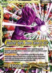Commeson // (Duplicate) Vegeta, Weapon Tainted by Evil - Impact Beyond Dimensions - Dragon Ball Super: Masters card