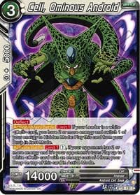 Cell, Ominous Android - Impact Beyond Dimensions - Dragon Ball Super: Masters card