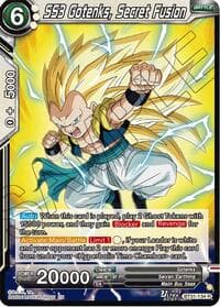 SS3 Gotenks, Secret Fusion - Impact Beyond Dimensions - Dragon Ball Super: Masters card