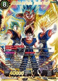 SSB Kaio-ken Vegito, True God Power (SCR) - Impact Beyond Dimensions - Dragon Ball Super: Masters card