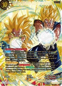 SS Vegito & SS3 Gotenks, Fusion Warrior at Battle's End (GDR) - Impact Beyond Dimensions - Dragon Ball Super: Masters card