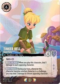 Tinker Bell - Giant Fairy (6/CC1) - Disney Lorcana Promo Cards - Disney Lorcana card