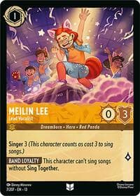 Meilin Lee - Lead Vocalist - Attack of the Vine! - Disney Lorcana card
