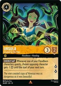 Ursula - Created by the Vine - Attack of the Vine! - Disney Lorcana card