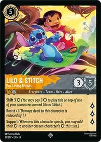 Lilo & Stitch - Fun-Loving Friends - Attack of the Vine! - Disney Lorcana card