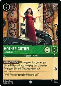 Mother Gothel - Evil as Ever - Attack of the Vine! - Disney Lorcana card