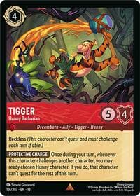 Tigger - Hunny Barbarian - Attack of the Vine! - Disney Lorcana card