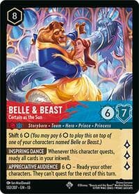 Belle & Beast - Certain as the Sun - Attack of the Vine! - Disney Lorcana card