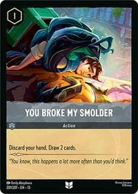 You Broke My Smolder - Attack of the Vine! - Disney Lorcana card