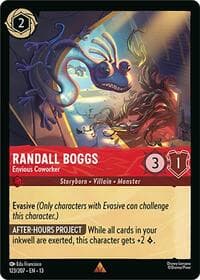 Randall Boggs - Envious Coworker - Attack of the Vine! - Disney Lorcana card