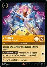 4*Town - Hottest Band of the Year - Attack of the Vine! - Disney Lorcana card