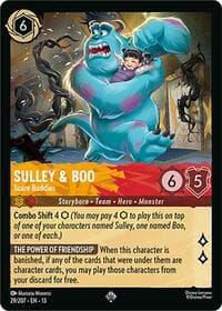 Sulley & Boo - Scare Buddies - Attack of the Vine! - Disney Lorcana card