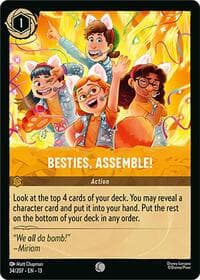 Besties, Assemble! - Attack of the Vine! - Disney Lorcana card