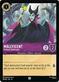 Maleficent - Exultant Spellcaster - Attack of the Vine! - Disney Lorcana card