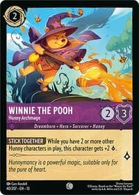 Winnie the Pooh - Hunny Archmage - Attack of the Vine! - Disney Lorcana card