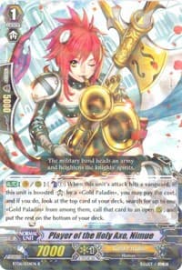 Player of the Holy Axe, Nimue - BT06: Breaker of Limits - Cardfight Vanguard card