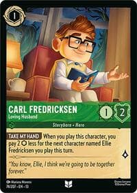 Carl Fredricksen - Loving Husband - Attack of the Vine! - Disney Lorcana card