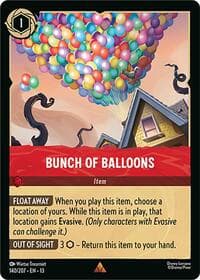 Bunch of Balloons - Attack of the Vine! - Disney Lorcana card