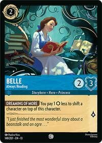 Belle - Always Reading - Attack of the Vine! - Disney Lorcana card
