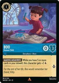 Boo - Human Child - Attack of the Vine! - Disney Lorcana card
