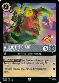 Willie the Giant - Created by the Vine - Attack of the Vine! - Disney Lorcana card