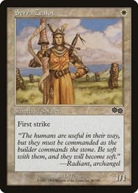 Serra Zealot - Urza's Saga - Magic: The Gathering card