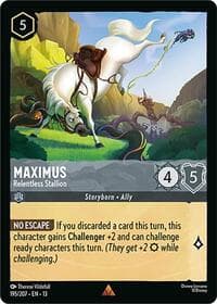 Maximus - Relentless Stallion - Attack of the Vine! - Disney Lorcana card