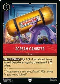 Scream Canister - Attack of the Vine! - Disney Lorcana card