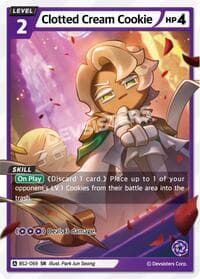 Clotted Cream Cookie - Brave Beginning - CookieRun: Braverse TCG card