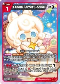 Cream Ferret Cookie (050) - Promotion Cards - CookieRun: Braverse TCG card