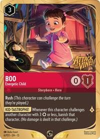 Boo - Energetic Child - Disney Lorcana Promo Cards - Disney Lorcana card