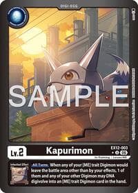 Kapurimon (Limited Foil) - Digital World Shambala - Digimon Card Game card
