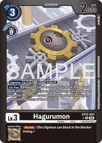 Hagurumon (Limited Foil) - Digital World Shambala - Digimon Card Game card
