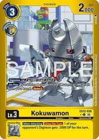 Kokuwamon (Limited Foil) - Digital World Shambala - Digimon Card Game card