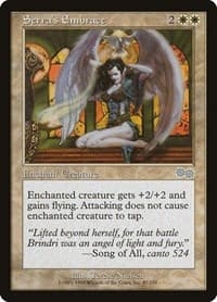 Serra's Embrace - Urza's Saga - Magic: The Gathering card