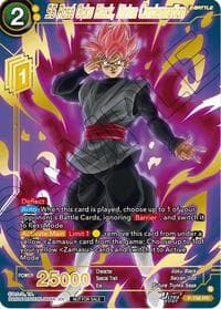 SS Rose Goku Black, Divine Condemnation (Gold Stamped) - Promotion Cards - Dragon Ball Super: Masters card