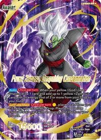 Fused Zamasu // Fused Zamasu, Despairing Condemnation (Gold Stamped) - Promotion Cards - Dragon Ball Super: Masters card