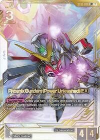 Phoenix Gundam (Power Unleashed) (EX) (LR++) - Eternal Nexus - Gundam Card Game card