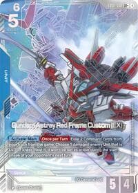 Gundam Astray Red Frame Custom (EX) (LR+) - Eternal Nexus - Gundam Card Game card