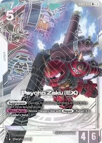 Psycho Zaku (EX) (R+) - Eternal Nexus - Gundam Card Game card